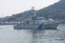 尾道海上保安部巡視艇体験航海