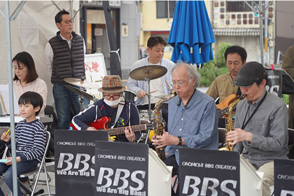 商店街と祭と音楽と