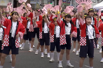 きずな深めて笑顔満開日比っ子桜／日比崎小学校